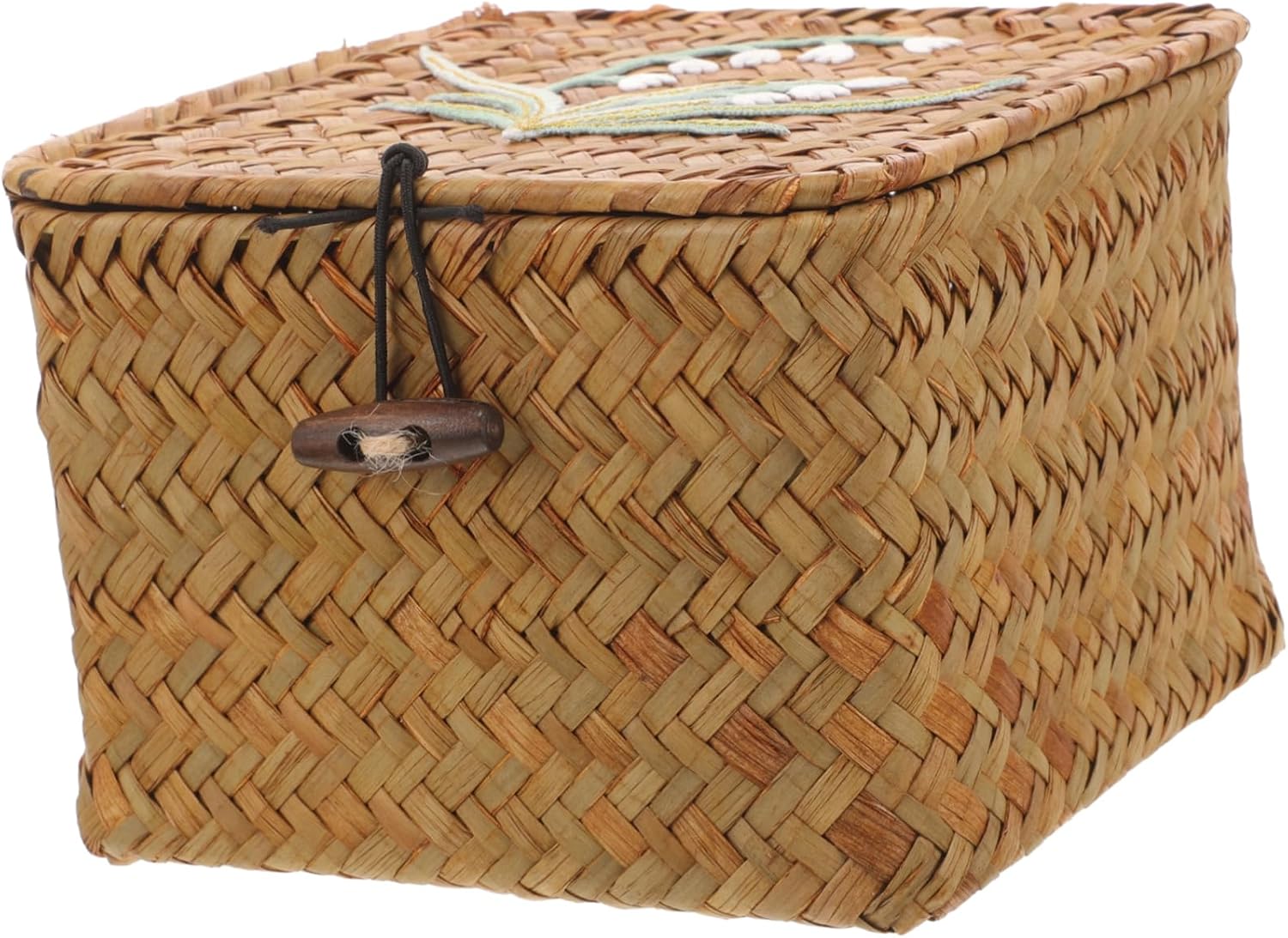 DOITOOL Storage Basket Lid Multi-use Sewing Tools Organizer Box Household Wardrobe Organizers