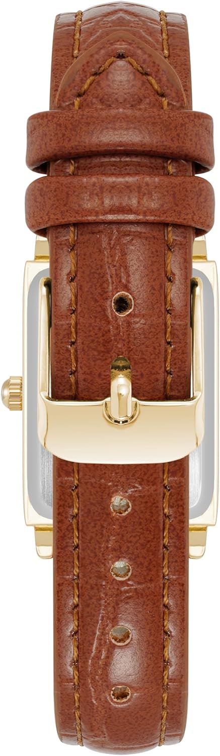 Anne Klein Women's Croco-Grain Strap Watch