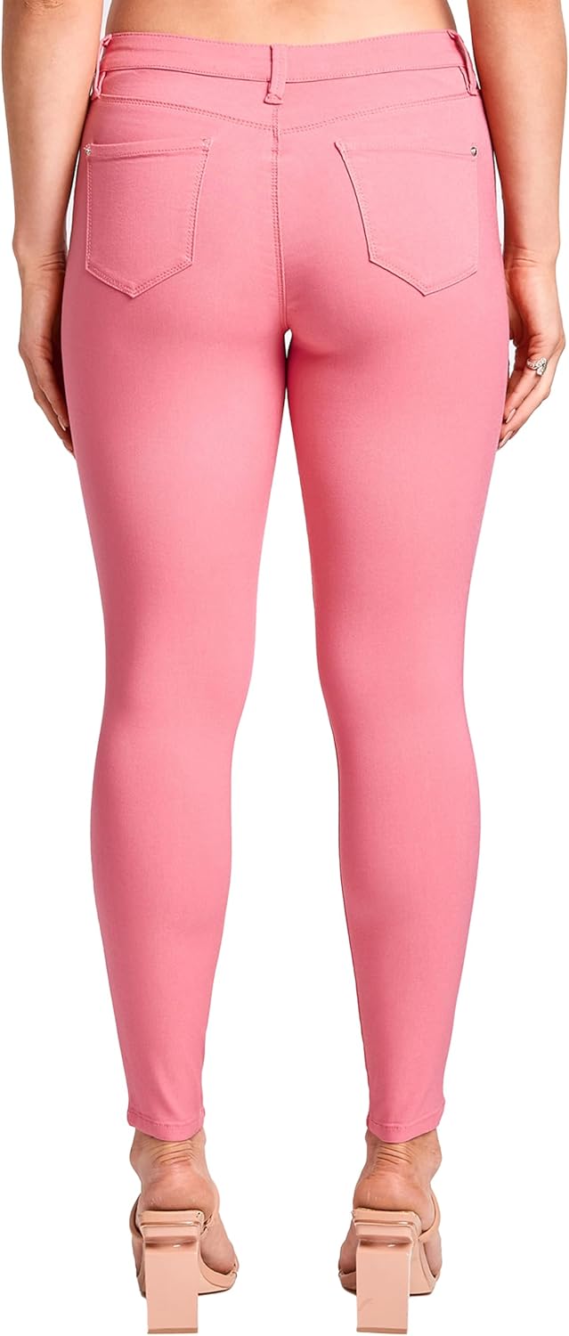 YMI Women's Hyperstretch Skinny Work Casual Mid-Rise Pants - Image 3
