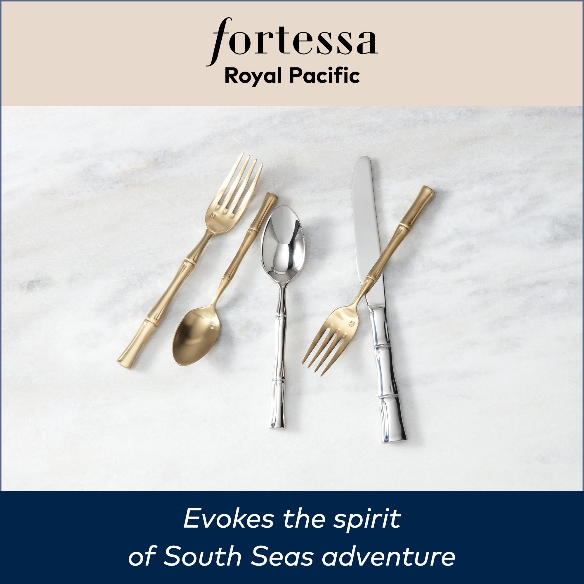 Fortessa Royal Pacific 5PPS-127-20PC Posate in acciaio inox 18/10, 20 pezzi, 20 pezzi, acciaio 18-10, acciaio lucido