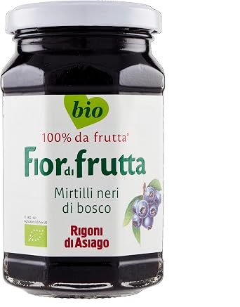 Rigoni di Asiago Fiore De Fruta Organic Fruit Spread Blueberry Sugar Free
