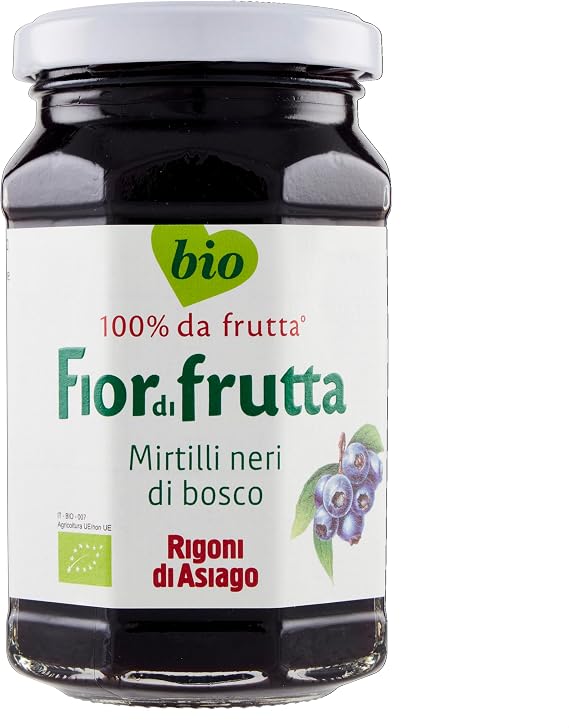 Rigoni di Asiago Fiore De Fruta Organic Fruit Spread Blueberry Sugar Free