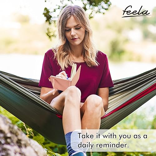 Miniatura 6 de feela Paquete de 3 cuadernos pequeños de bolsillo, mini bloc de notas con rayas universitarias de tapa dura, suministros de oficina para mujer, con