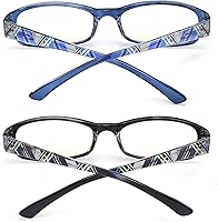 Vista 22 de Reading Glasses Womens Men Blue Light Blocking - 4 Pairs Computer Readers Lightweight Colorful Eyeglasses +1.75