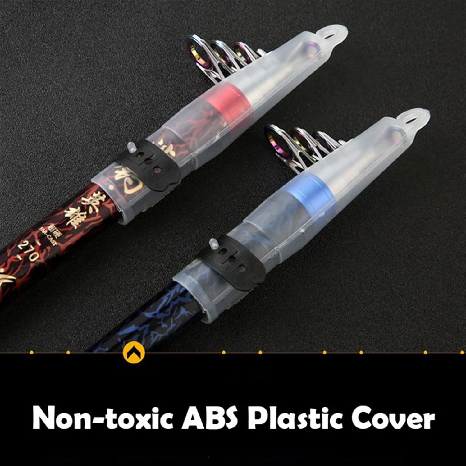 釣り竿 旅行釣り竿2。1m~3.6メートル携帯用伸縮式釣り竿高性能海釣り竿釣り道具 ペン釣り竿 (Color : Blue, Len