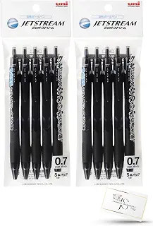 三菱鉛筆 ボールペン 油性 ジェットストリーム SXN-150-07 5P 0.7mmﾎﾞｰﾙ 【本体 黒 10本(5本入×2】 油性 ボールペン MITSUBISHI Pencil JETSTREAM BLACK 本体 オリジナルアソート