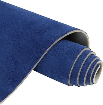 Durable Suede Headliner Fabric with Foam Backing 1/9\ 3mm Thick Replacement & Repair Headliner Fabric for Car/Automotive/Boat (Red, 45\ Lx60 W