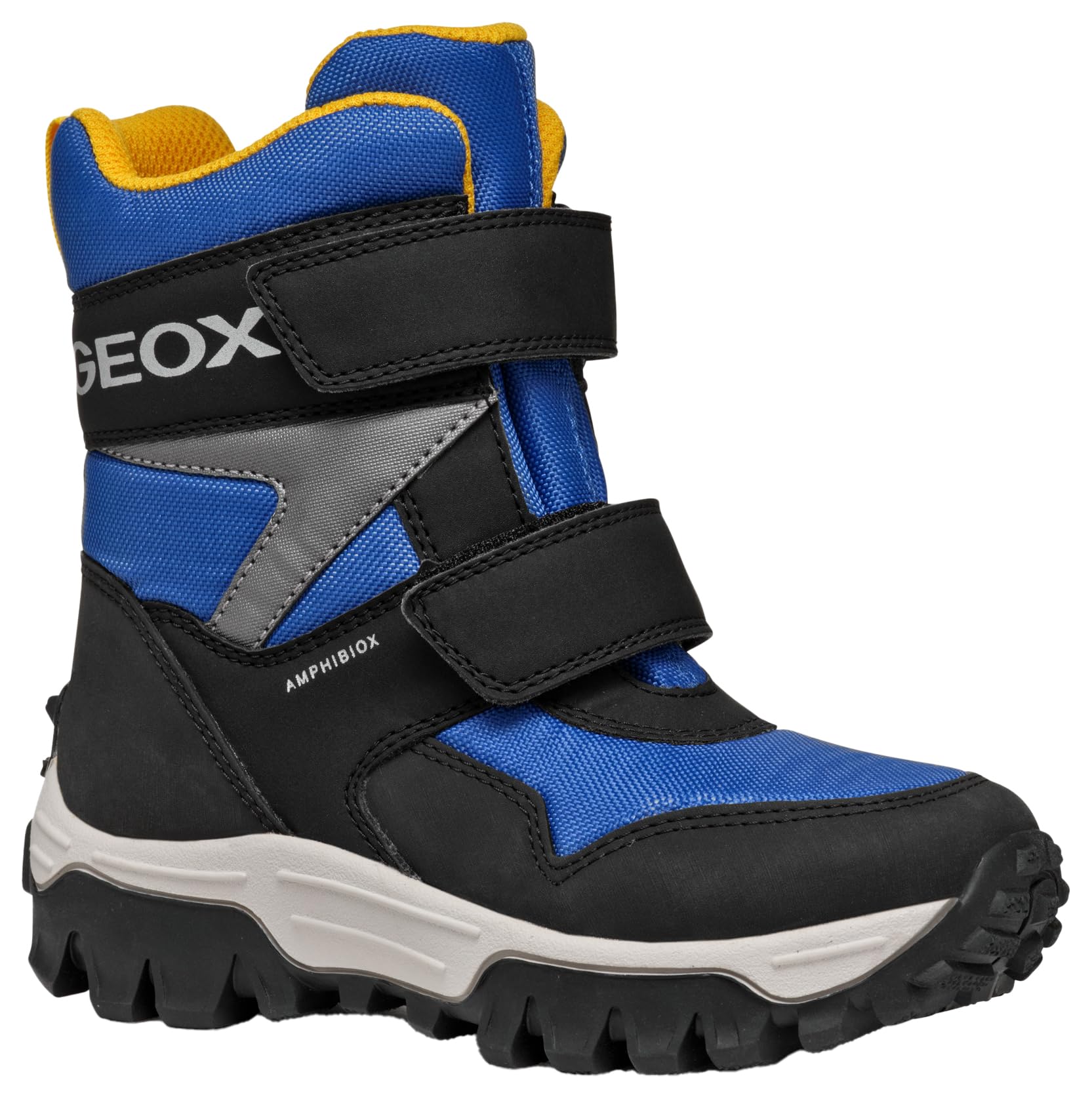 Geox J HIMALAYA BOY B ABX, Snow Boot, ROYAL/BLACK,