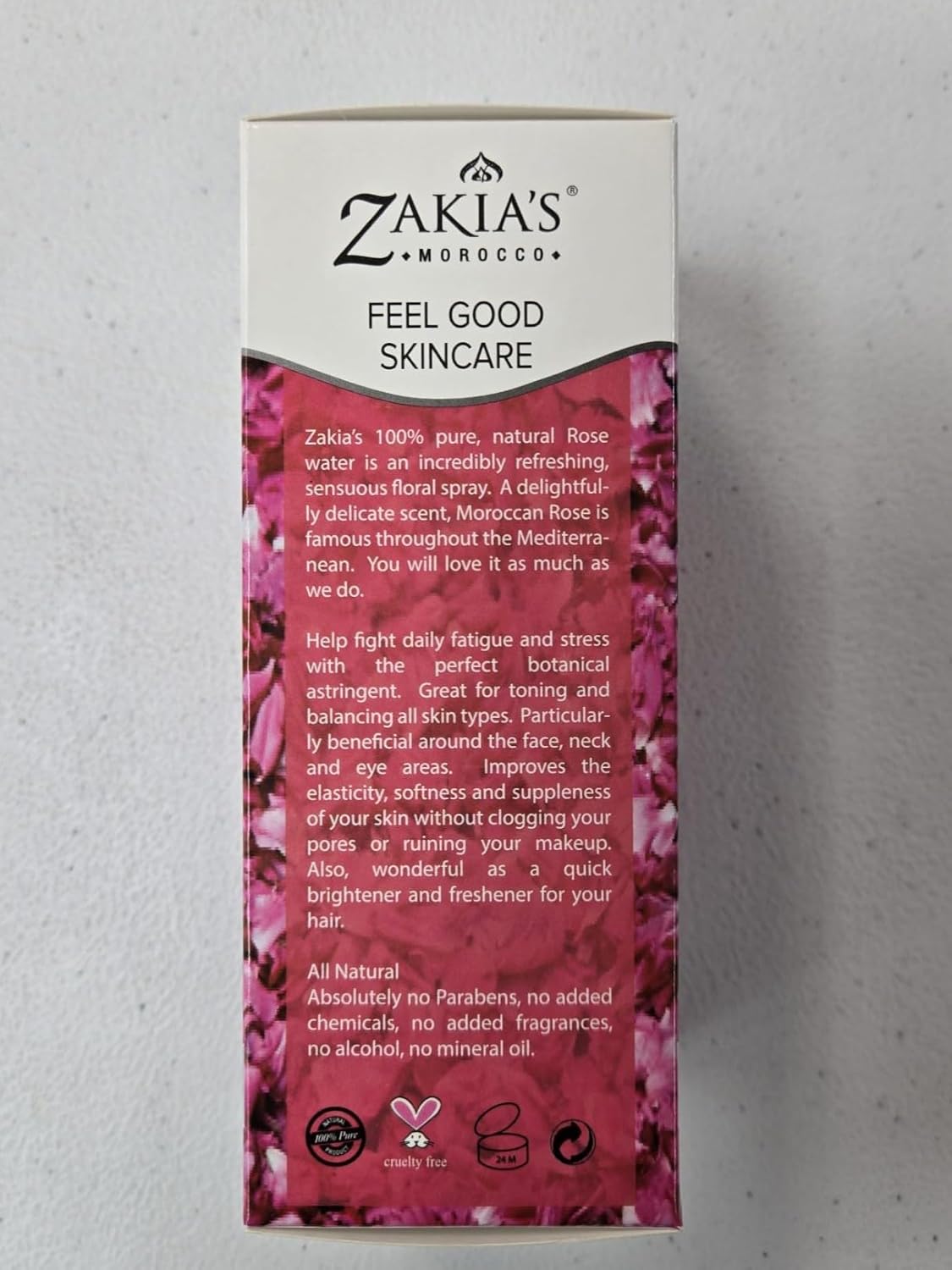 HYDROSOL Water Collection (Rose Water, 4 oz) - Moroccan Rose Water for Face & Hair - 4 oz