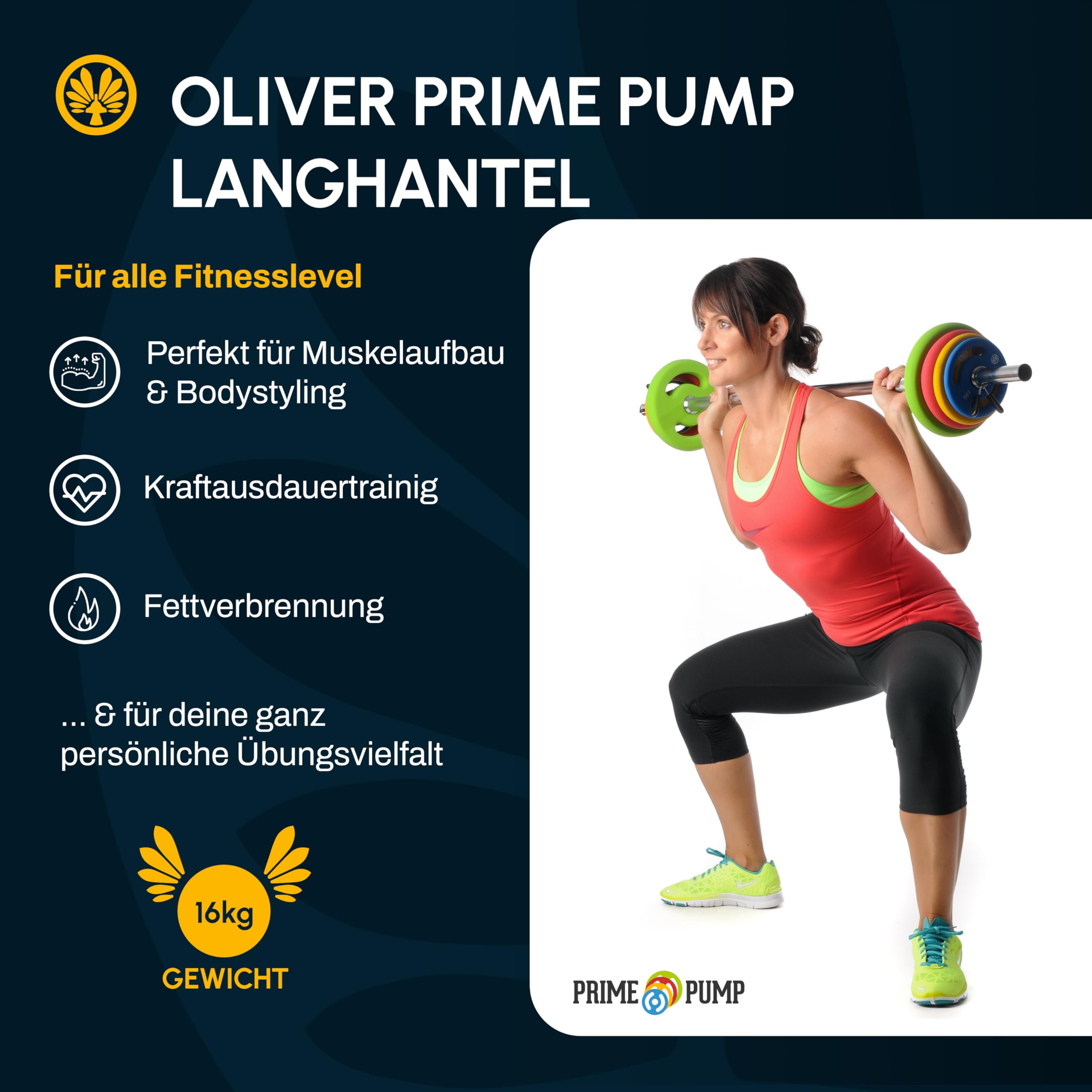 Oliver Prime Pump Langhantel Set für Bodypump Hot Iron Studio