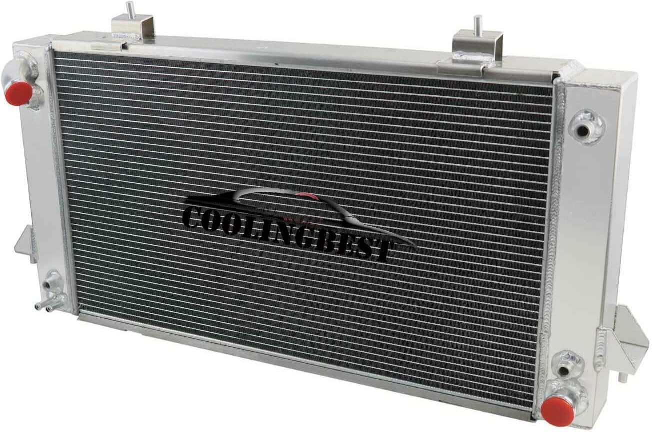 Aluminum Radiator for 1987-1999 Land Rover Range Rover Discovery I/II 3.9 4.0, 3 Row Radiators 1998 1997 1996 1995 1994 1993 1992 1991 1990 1991 1992 1993 1994 1995 1996 1997 1998