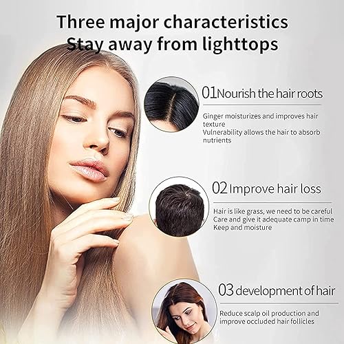 Miniatura 8 de HairReborn - Aerosol de suero de ginseng coreano, ShougaGRO japonés para crecimiento del cabello, HyunGang Corea Ginseng Spray de suero de