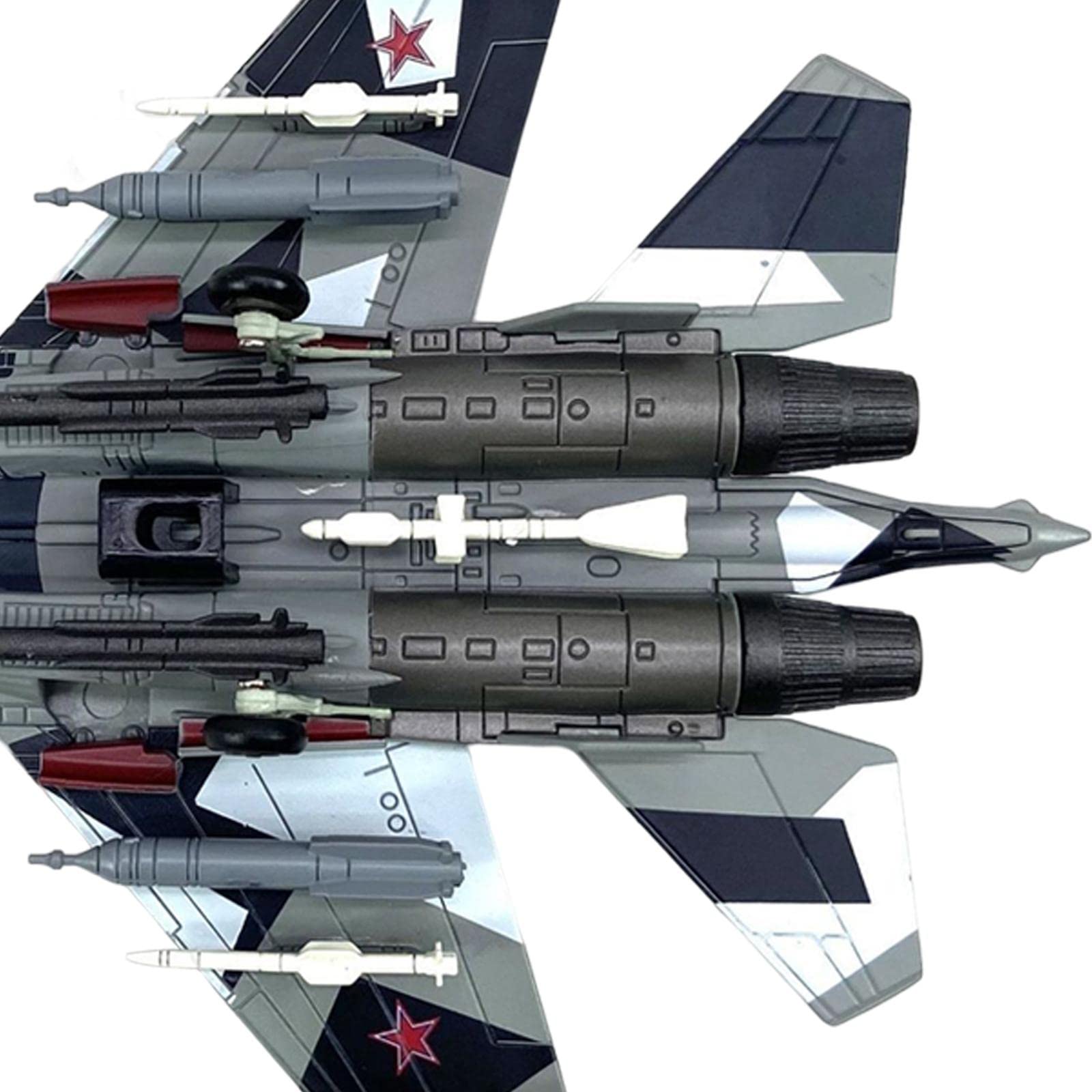 Modèle Avion Russe SU-35 à L'Échelle 1/100 - Alliage, Avec Support, Décoration Collection