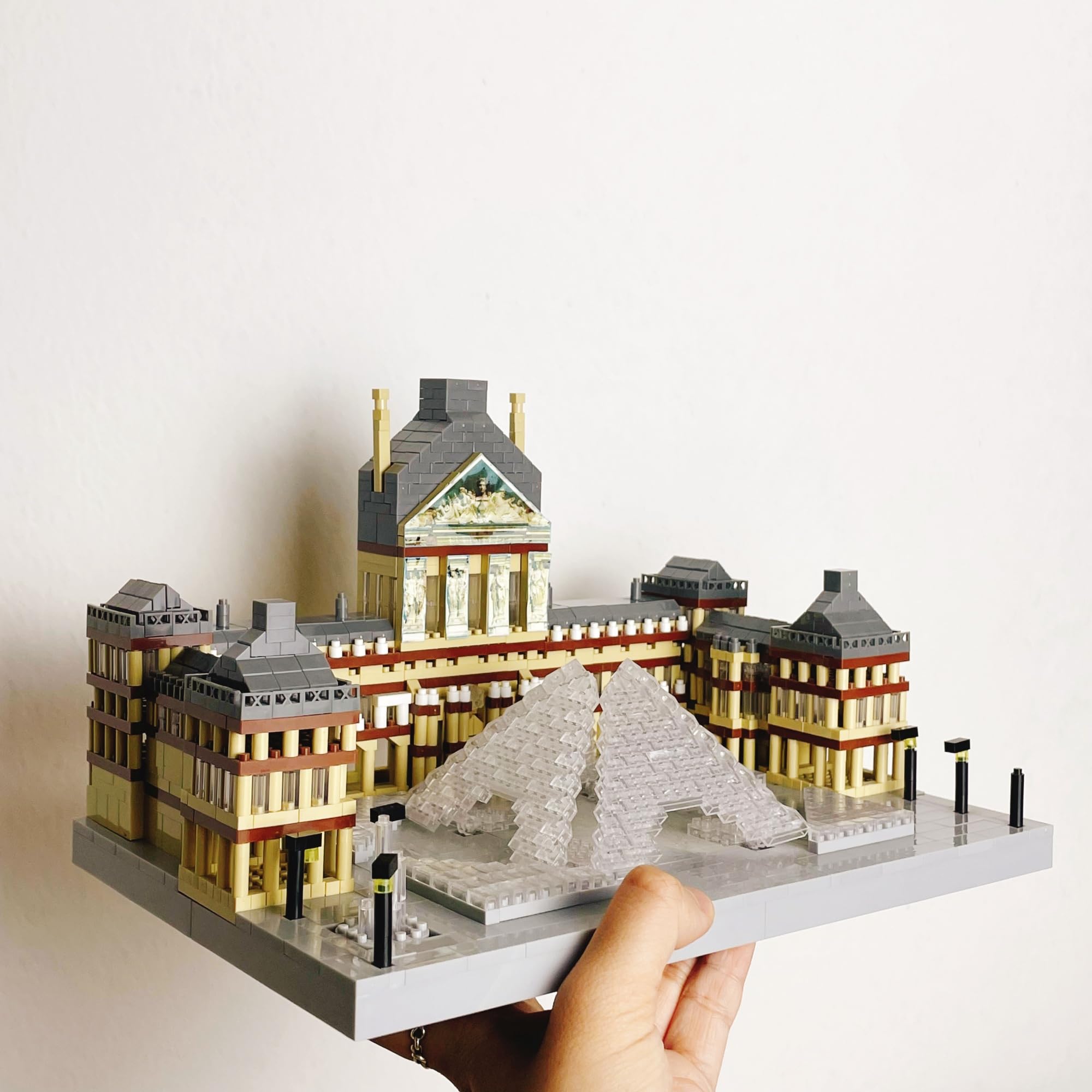 alltogetho Louvre Micro Mini Building Blocks Architecture Toys Sets Assembly Adult Construction Unleash Your Love for The Louvre - Image 2