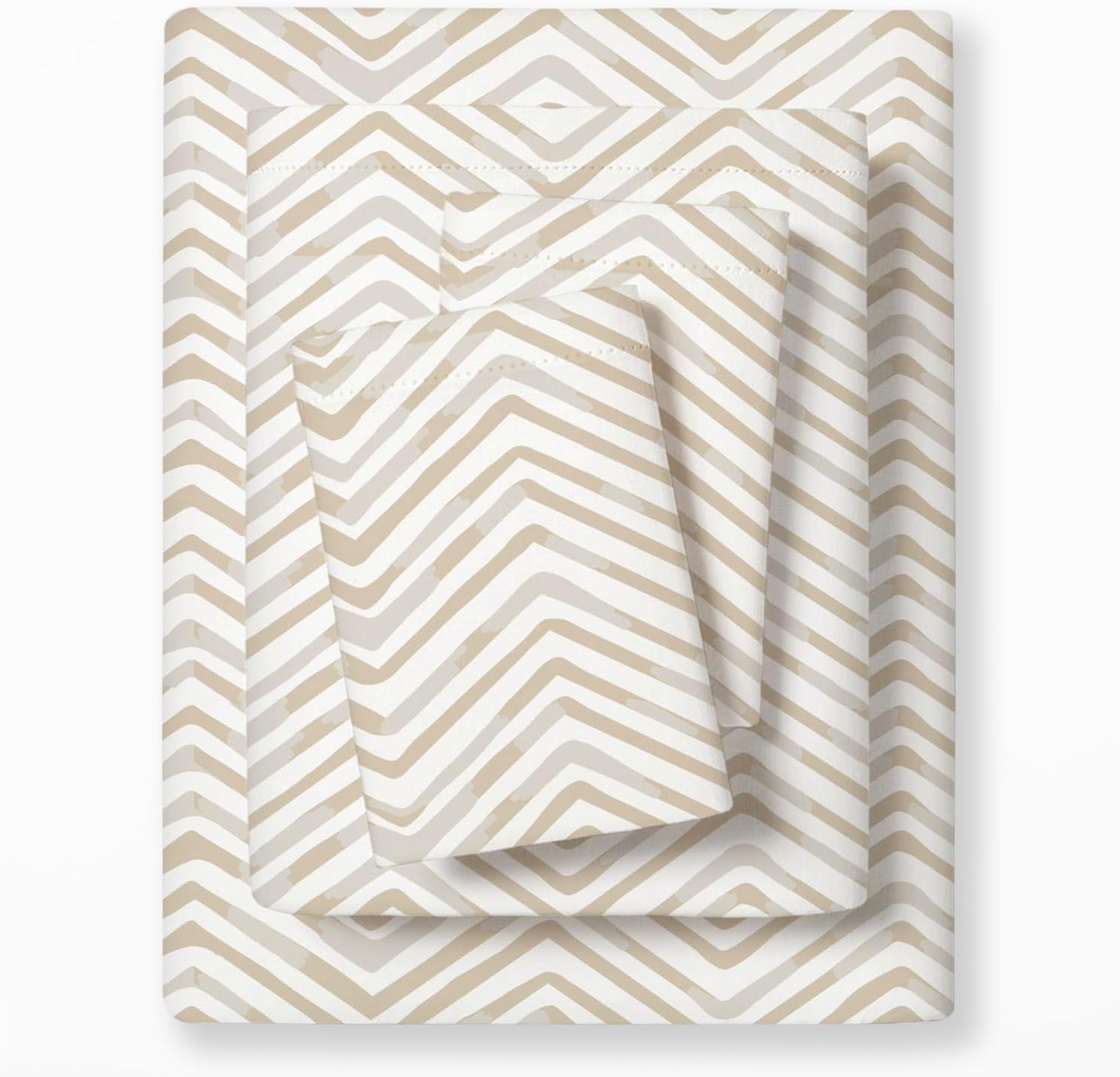 MakeMake Organics オーガニックシーツセット ツイン (4ピース) GOTS 認証オーガニックコットンシーツ 300