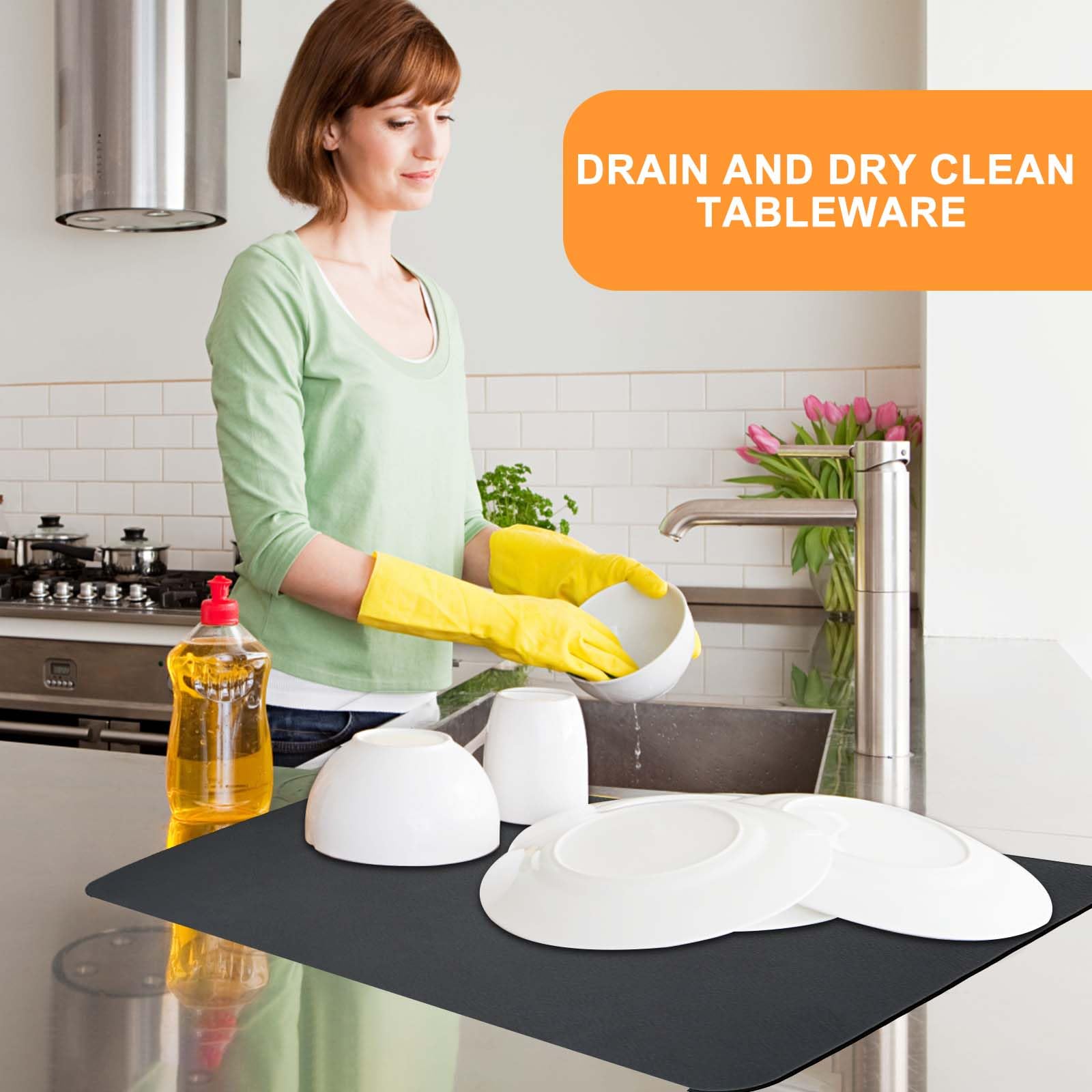 Tappetino Silicone Cucina 70x50cm - Antiscivolo Per Impastare E Lavorazioni - Foto 6