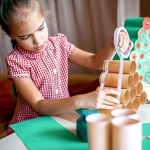 Miniatura 2 de Bright Creations Paquete de 48 rollos de papel higiénico vacíos para manualidades, tubos de cartón marrón para bricolaje, aulas, dioramas (1.6 x 4