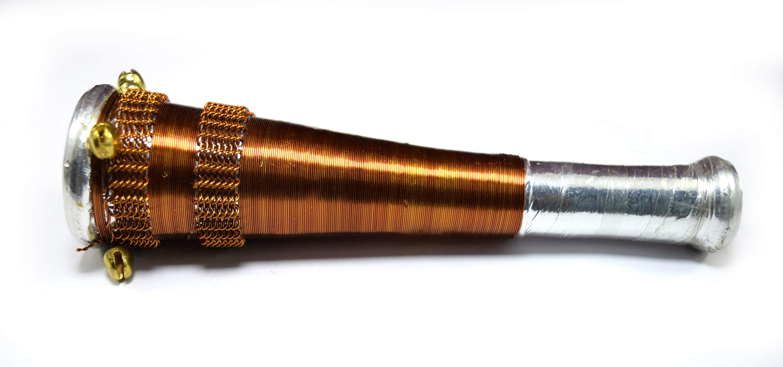 Global Art New Handmade Clay Hookah Pipe Tribal Made Chillam/Handmade Copper Fitted Smoking Pipe with Bells/Nice Clay Pipe