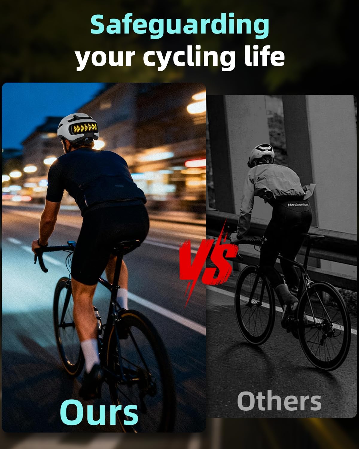 Smart LED Helmet with Remote and APP Control,DIY、Text 、Pattern,with Turn Signal Light,Sturdy,Waterproof,Lightweight for Adult Men and Women for Bicycle、Scooter、Skateboard、Roller Skating