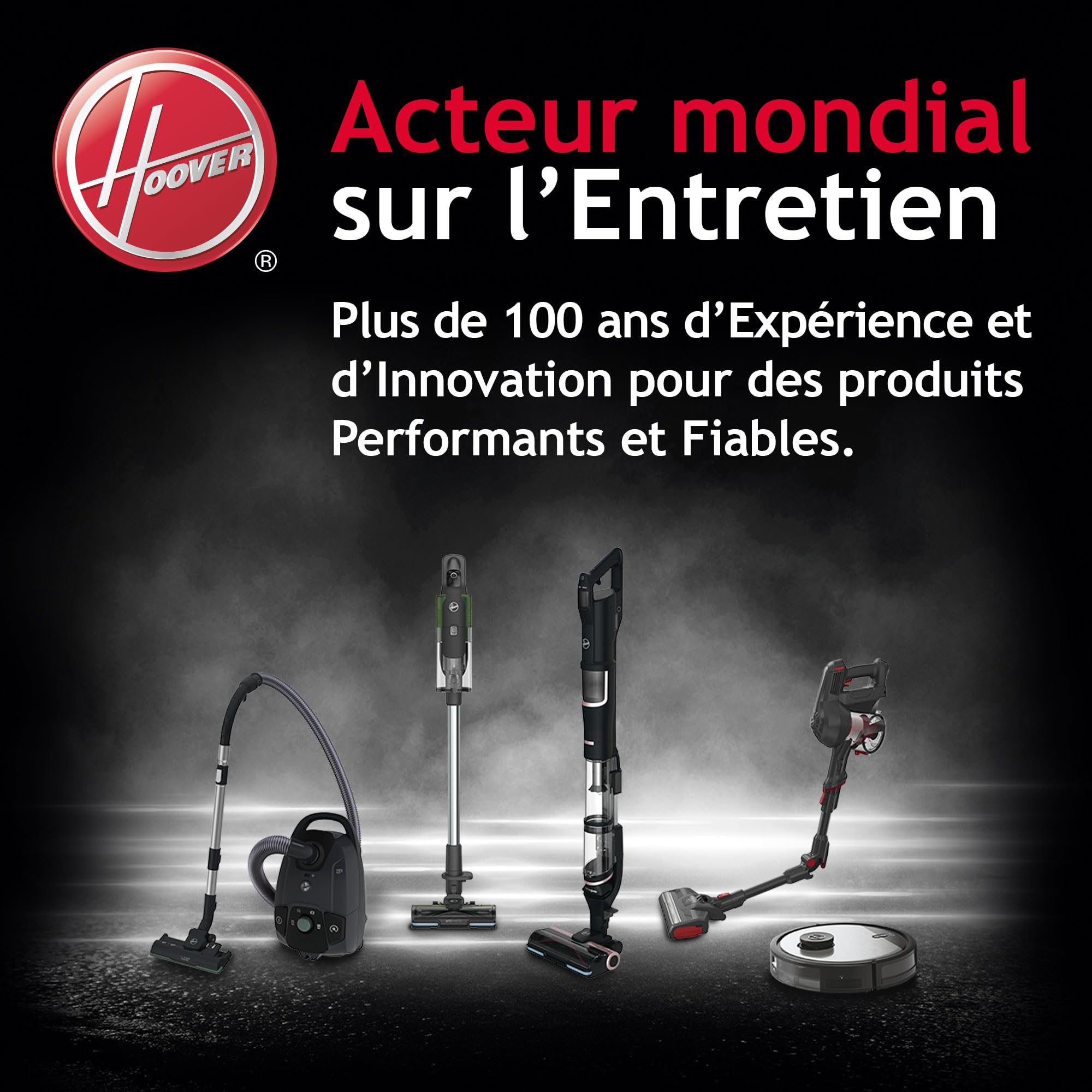 Hoover HE1 Home Aspirateur traineau avec Sac Compact Puissant 700W, Léger, Haute Performance, Brosse Tous Sols, Filtre EPA Lavable, Capacité 2,5L, Accessoires 2en1, Vidage Facile, HEZ107HM