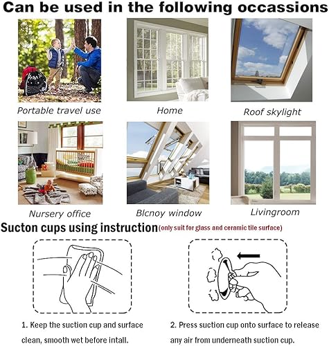 Miniatura 4 de DREAM ART - Cortina opaca transportable para uso doméstico o de viaje