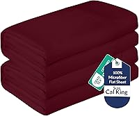 Vista 76 de Royale Linens Juego de 2 sábanas encimeras a granel – Sábanas superiores – Microfibra suave – Resistente a las arrugas y a las manchas – para hotel