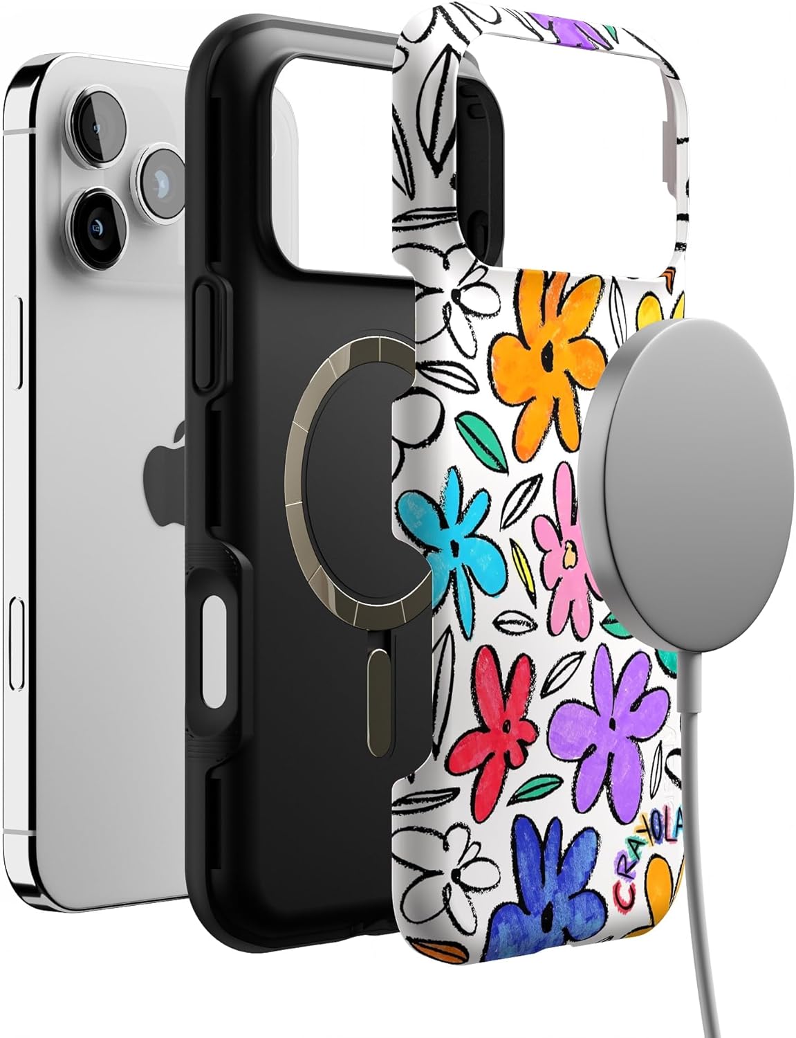 Casely iPhone 17 Pro Max Case | Outside the Lines | Crayola Marker | Bold Protective Design | Compatible with MagSafe