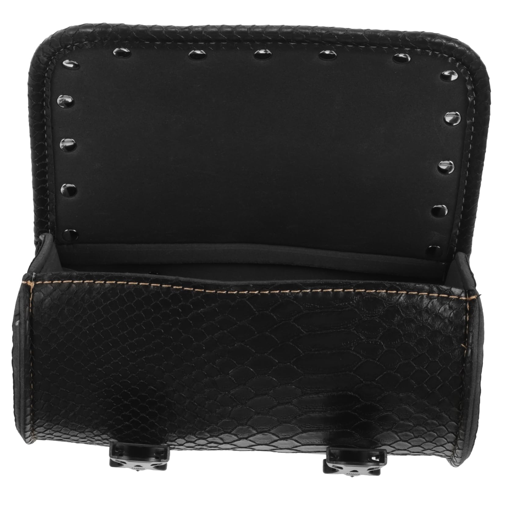 Cabilock 3 Stück wasserdichte Umhängetasche Aus Leder Satteltaschen Motorrad-Aufbewahrungstasche Koffer Motorrad Seitentasche Im Freien Kleine Motorradtasche Dirtbike-lenkertasche Schwarz
