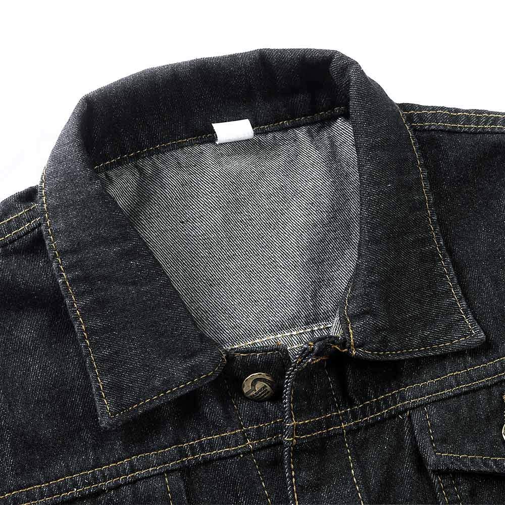 YOUTHUP Gilet per Uomo Vintage Strappato Gilet di Jeans da Uomo Fresco Senza Maniche Giacca Jeans Capispalla