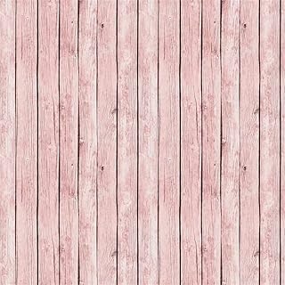 BELECO 6x6ft Fabric Pink Wooden Background Rustic Wood Planks Pastel Wood Backdrops for Photography Easter Party Decor Colored Wooden Texture Background Baby Girl Boy Portrait Studio Photobooth Shoot