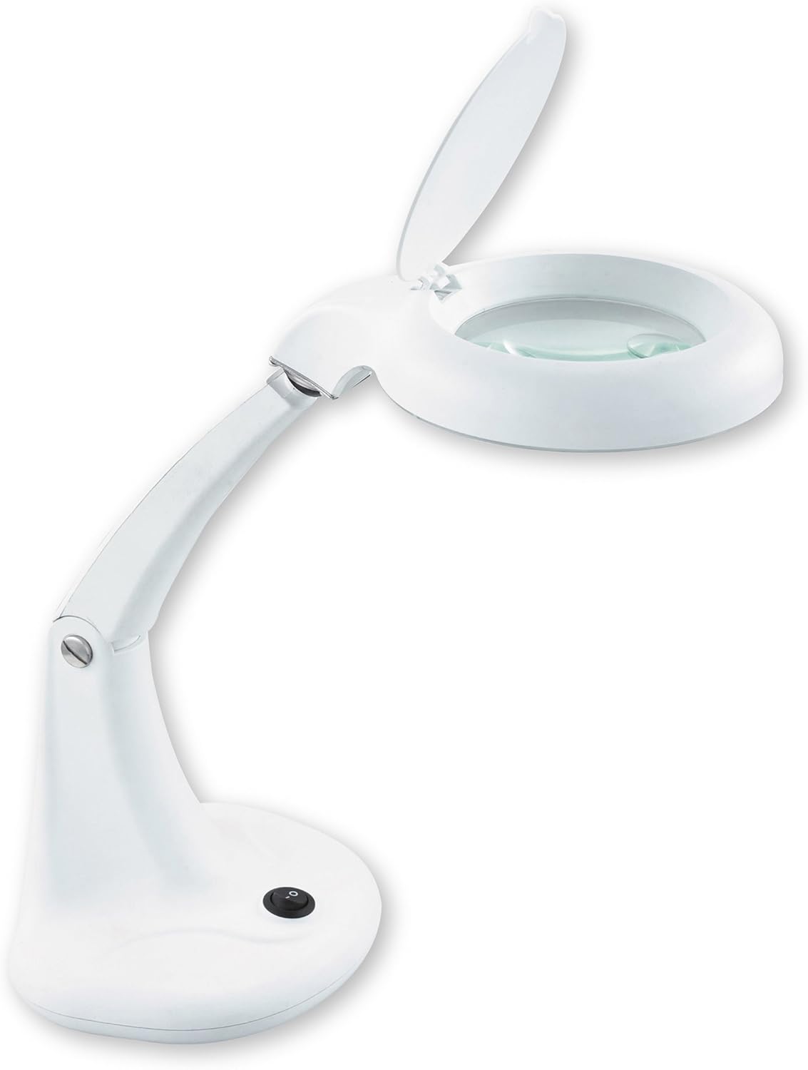 Darice 97350 All Purpose Table Top Magnifying Lamp, White