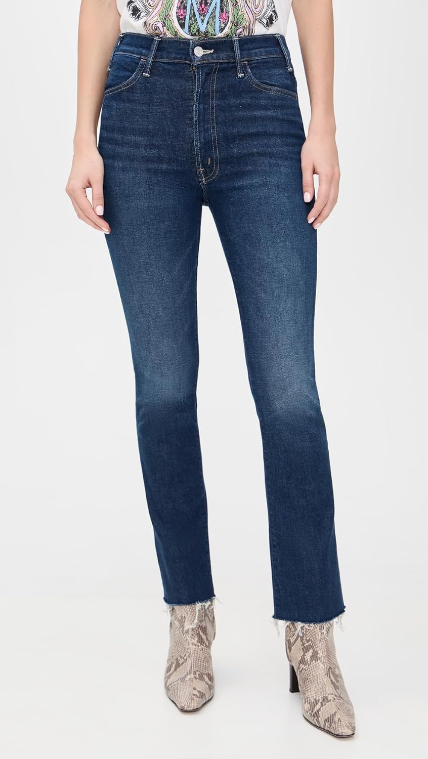 MOTHER Women's The Hustler Flood Fray Jeans - Image 2