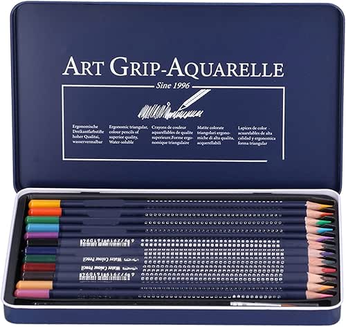 Professional Water Solubility Watercolor Pencils,Multi Colored Art Drawing Painting Water