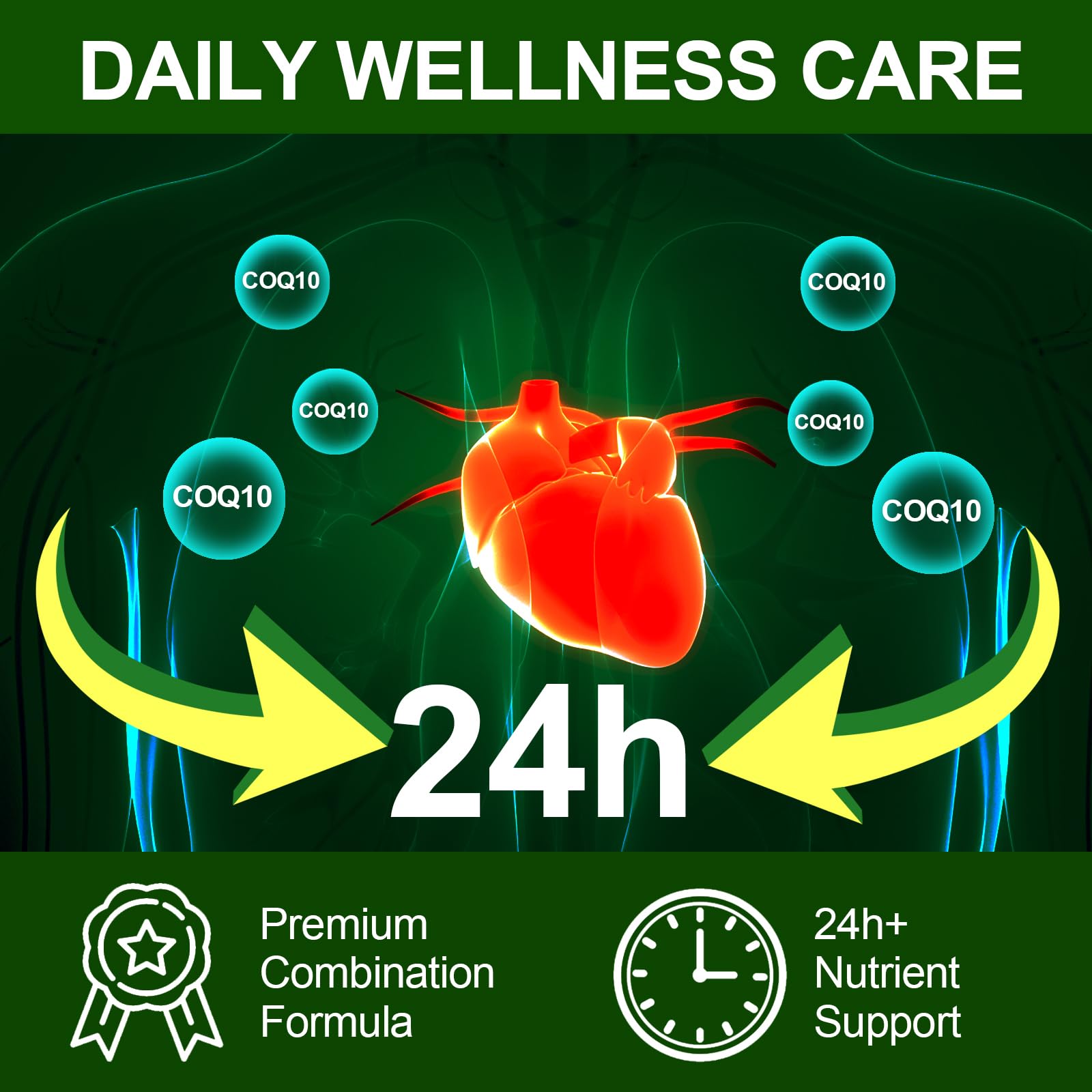 JulyDeer CoQ10 200mg with Vitamin E 20mg Coenzyme Q10 Supplement 60 Caps — Amazon image 4