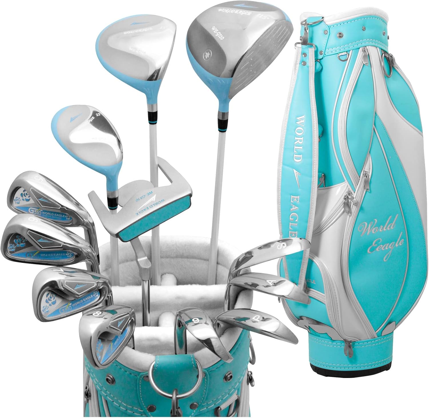 WORLD EAGLE G510 レディース クラブセット 右利き用 バッグ:G510