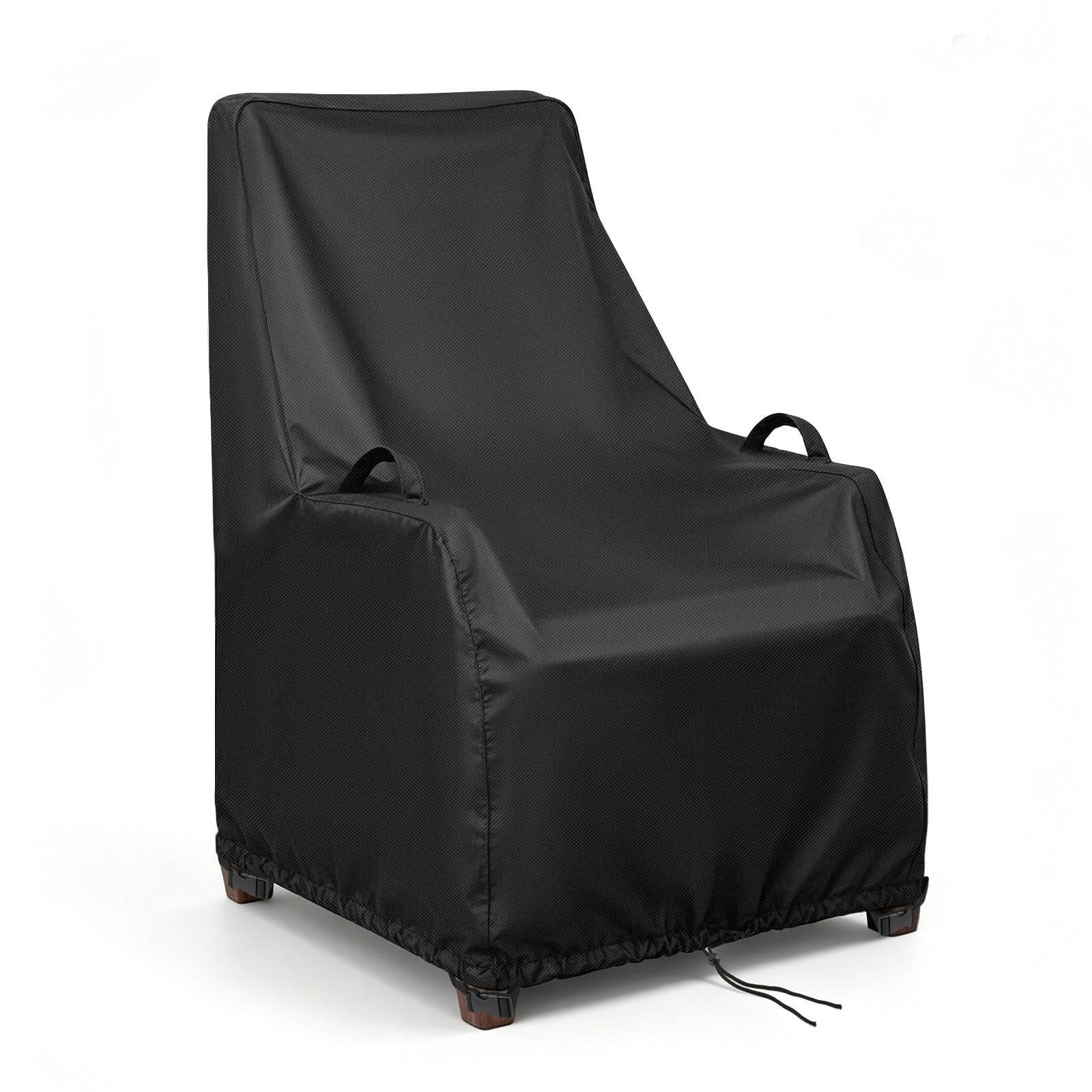 Rilime Garden Chairs Cover, 500D Waterproof Garden Recliner Furniture Covers with Handles,Chair Cover for Yard, Patio, Outdoor Armchair, Recliner & Stacking Chairs (75x83x106CM-1PC) โ image 1