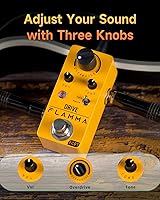 Vista 32 de FLAMMA FC05 Mini pedal de modulación con brida de coro Trémolo Phaser Vibrato Rotary Liquid Autowah Stutter Ring LowBit