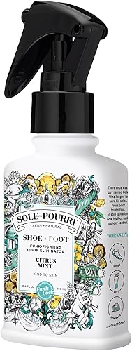 Miniatura 9 de Sole-Pourri Shoe + Foot Funk-Fighting - Espray ambientador de olores, eucalipto de madera de cedro, 3.4 onzas líquidas
