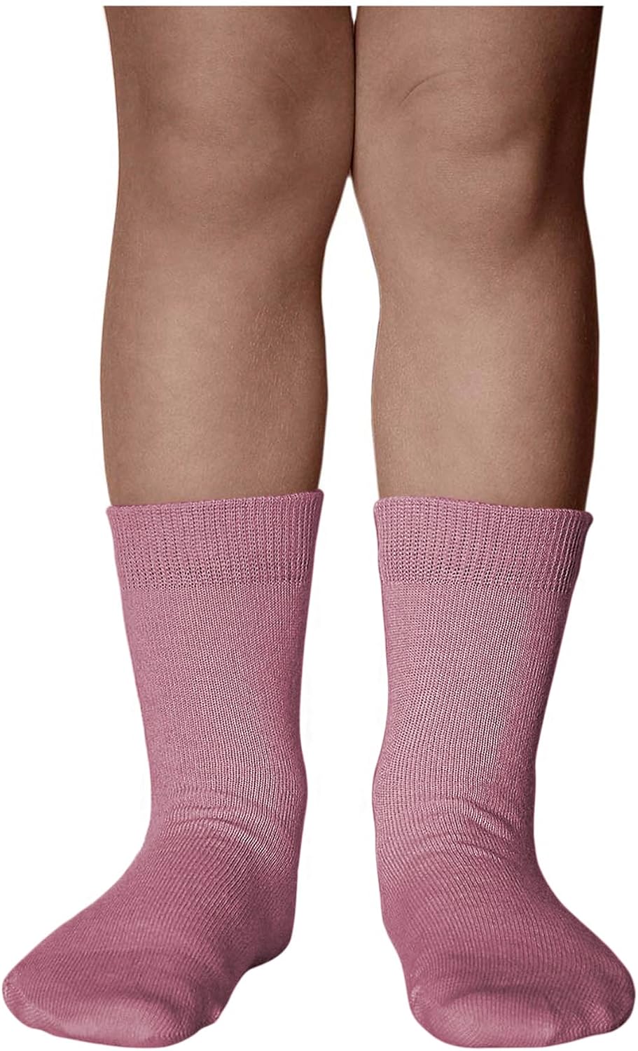 Kids Thin COTTON Rich Boys Girls Socks (3 PAIRS) Junior Children Lightweight Soft Plain Solid Color Flat Seam