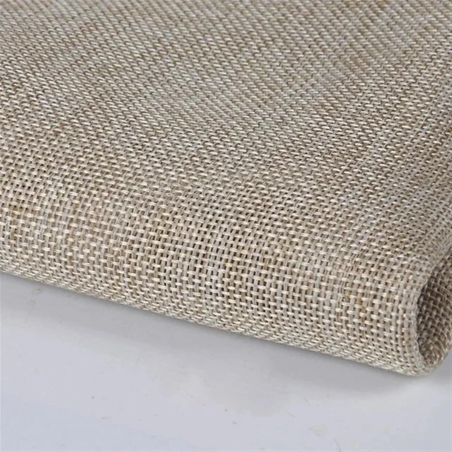 Retro Speaker Dust Cloth Grille Filter Fabric Mesh Linen Cloth Through Sound Speaker Hemp Cloth Guitar Speaker Mask Background(Single Layer Cream)