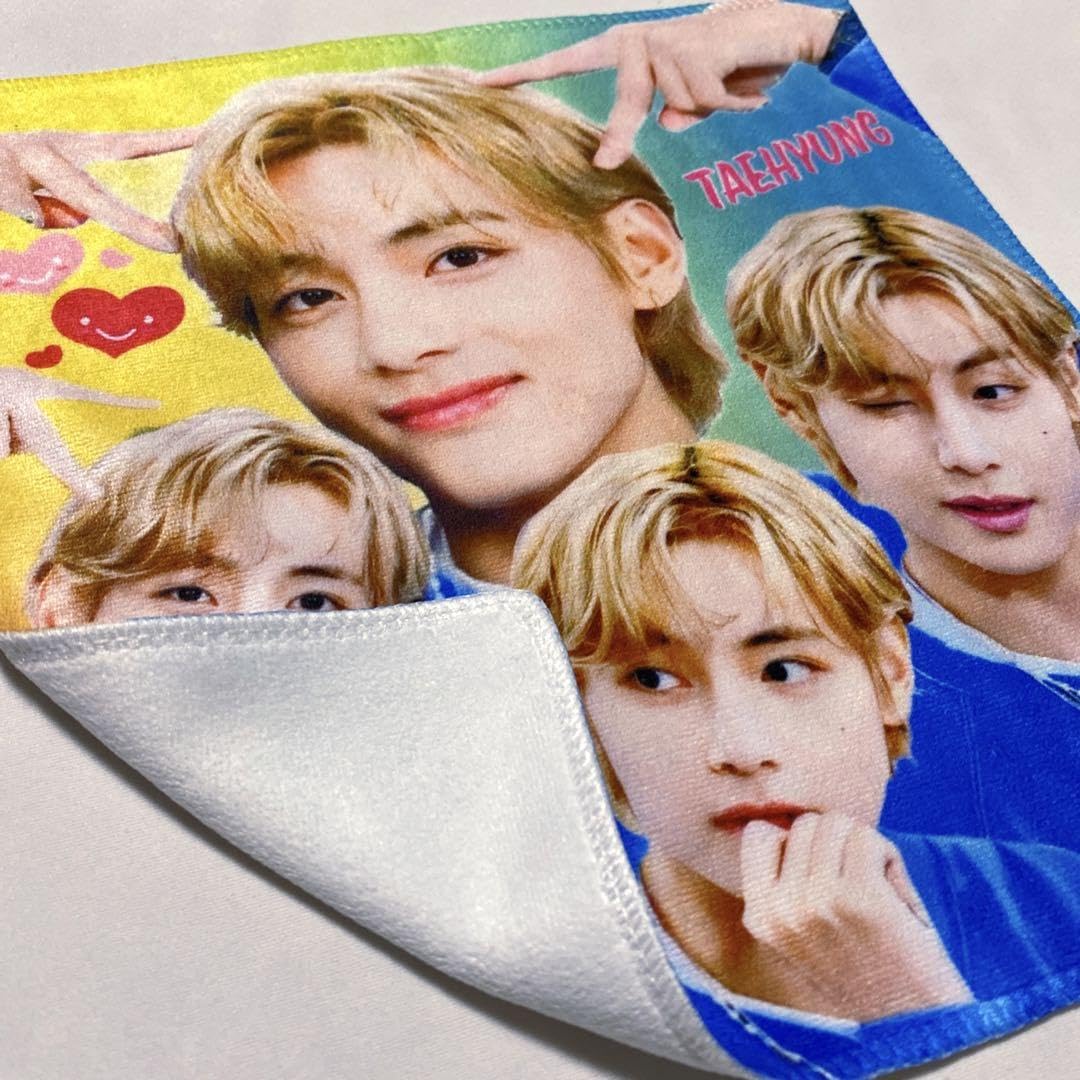 Amazon.co.jp: BTS テテハンドタオル サイズ30×30 : ホーム＆キッチン