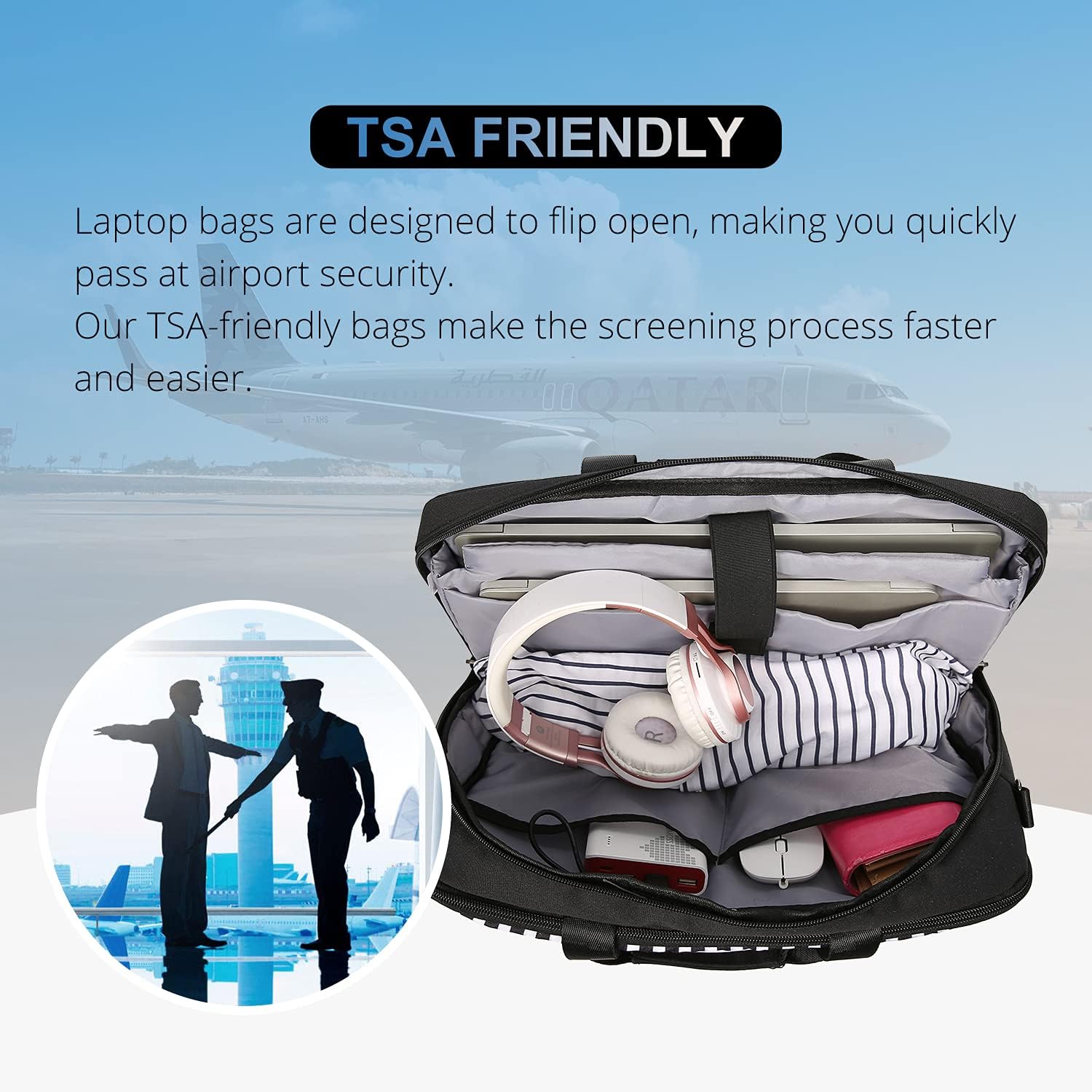 Laptop Bag for Women, LOVEVOOK Computer Messenger Bag with USB Port, 15.6 Inch Briefcase for Business Work College School