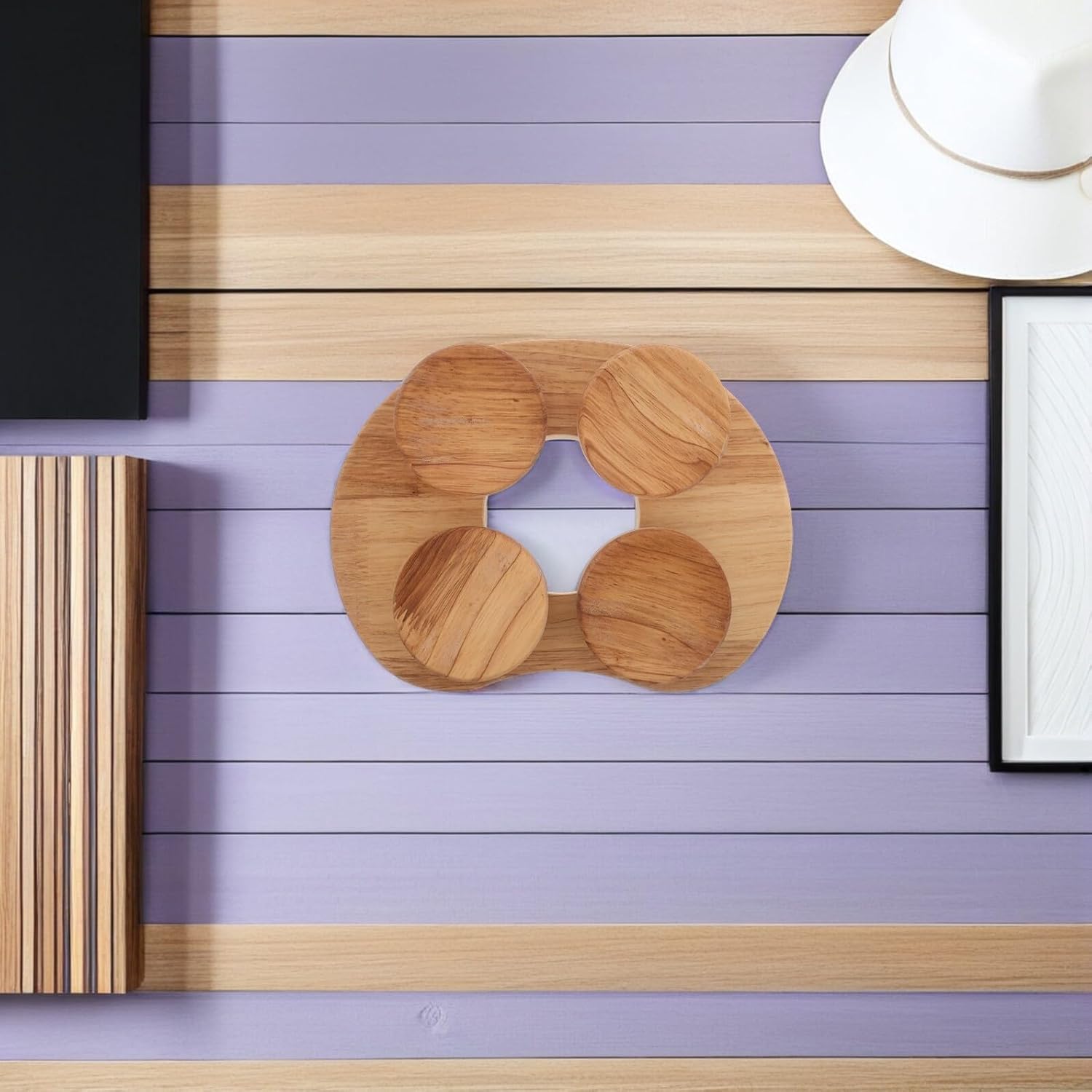 Wooden Sauna Backrest Pillow Lumbar Support for Home Sauna Accessories Natural Cedar Wood Seat Backrest for Steam Room Comfort and Neck Support