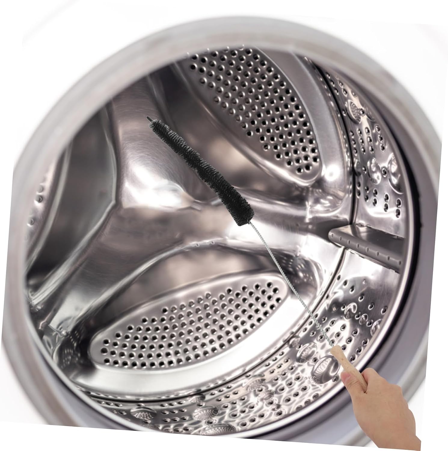 Washing Machine Cleaning Brush Multipurpose Lint Brush Dryer Vent Cleaner Fridge Coil and Drain Cleaning