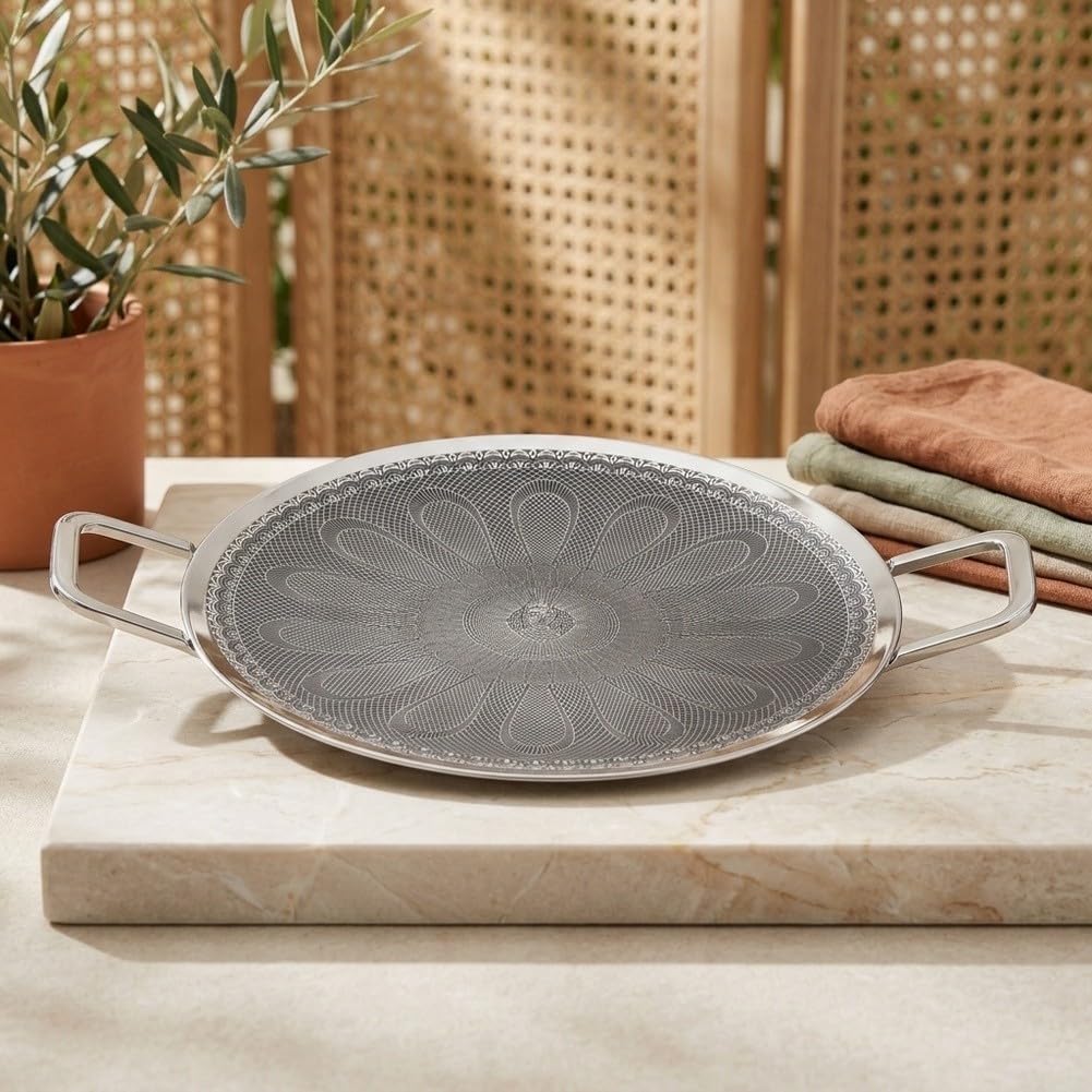 para plancha para acero 316 Duradera Alta Temperatura 38cm (34cm)
