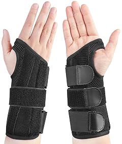 Big Mango Wrist Brace for Carpal Tunnel Adjustable Night Sleep Wrist Support Brace for Men Women Wrist Splint