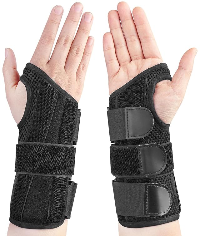 Big Mango Wrist Brace for Carpal Tunnel Adjustable Night Sleep Wrist Support Brace for Men Women Wrist Splint
