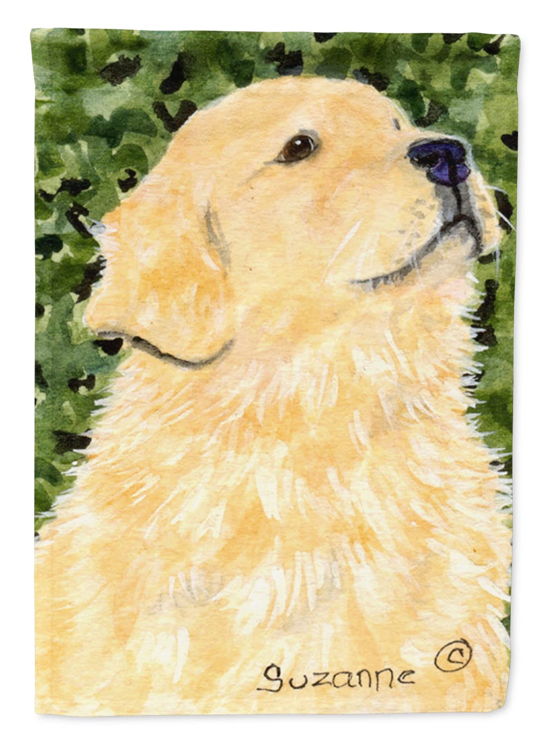 Golden Retriever Flag toile grand format pour mât de maison
