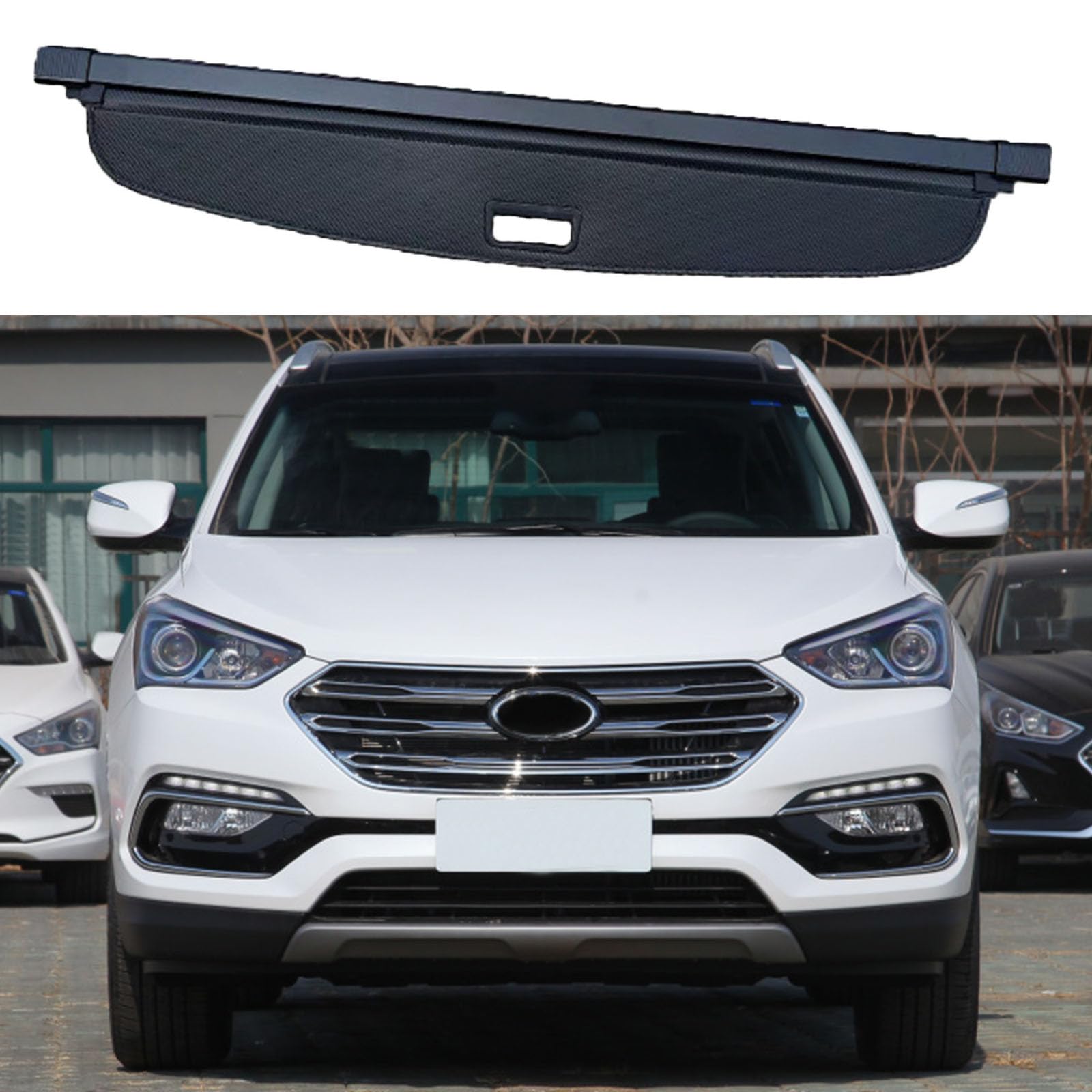 JGQFB Car privacy screen,Compatible with Hyundai Shengda Santa Fe 2017-2018,Auto Parts