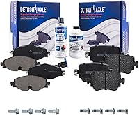 Vista 74 de Detroit Axle - Pastillas de freno para Dodge Dart 2013-2016 2014 2015 pastillas de freno de cerámica con reemplazo delantero y trasero de hardware
